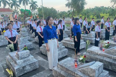 Chi đoàn Trường Tiểu học Hải Tây phối hợp cùng Ủy ban Mặt trận Tổ quốc và Ban Thường vụ Đoàn xã Hải Quang tổ chức hoạt động tri ân nhân dịp kỷ niệm 79 năm Ngày Thương binh – Liệt sĩ (27/7/1947 – 27/7/2026)