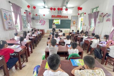 CHÀO ĐÓN NHỮNG MẦM XANH ĐẦU TIÊN CỦA TIỂU HỌC HẢI QUANG