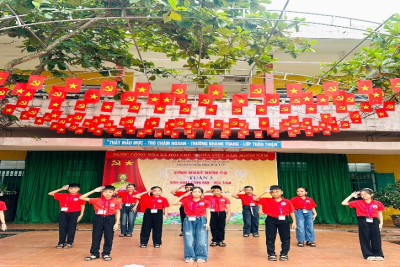 TRƯỜNG TIỂU HỌC HẢI TÂY TỔ CHỨC TUẦN SINH HOẠT CÔNG DÂN ĐẦU NĂM HỌC